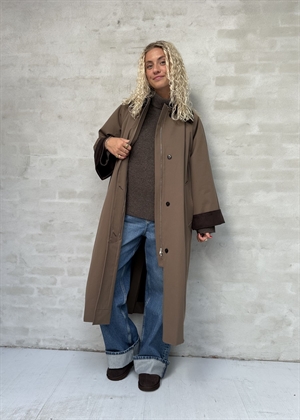 Gaby coat Taupe Brown Skall Studio 